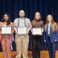 Dr. Suhila with Health Informatics and Bioinformatics students